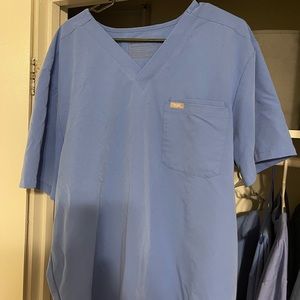 Men’s Figs One Pocket Ceil Blue Top